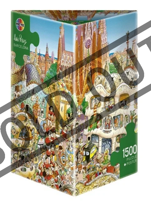 HEYE Puzzle Barcelona 1500 dílků