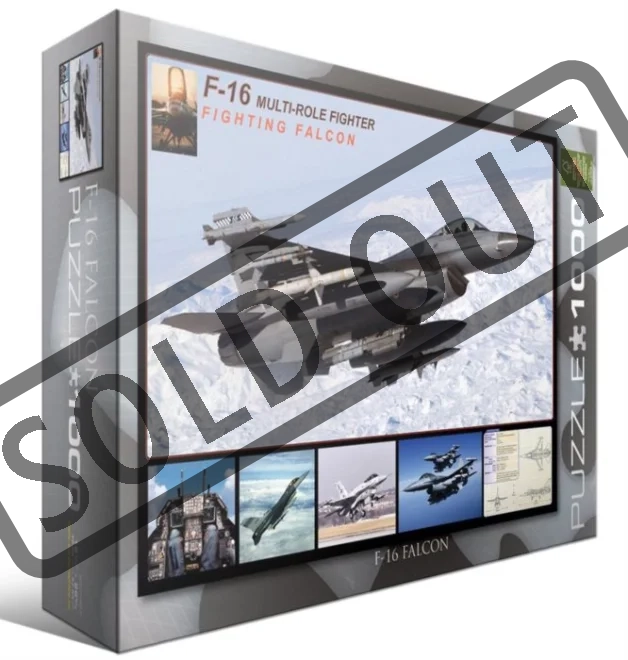 EUROGRAPHICS Puzzle Stíhačka F-16 Falcon 1000 dílků