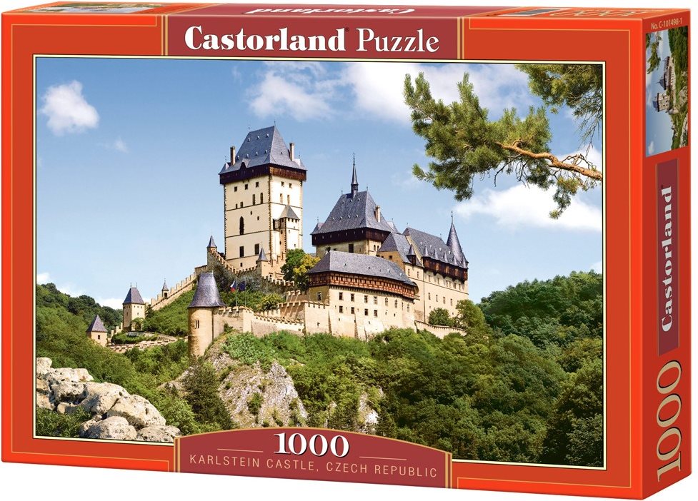 Puzzle Castorland 1000 dílků Karlštejn, Česká republika
