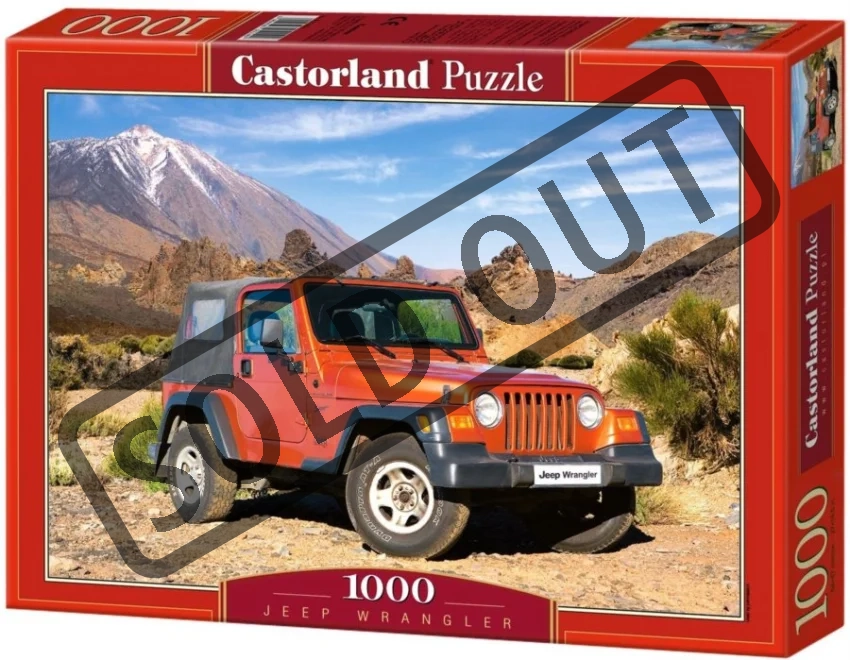 CASTORLAND Puzzle Jeep Wrangler 1000 dílků