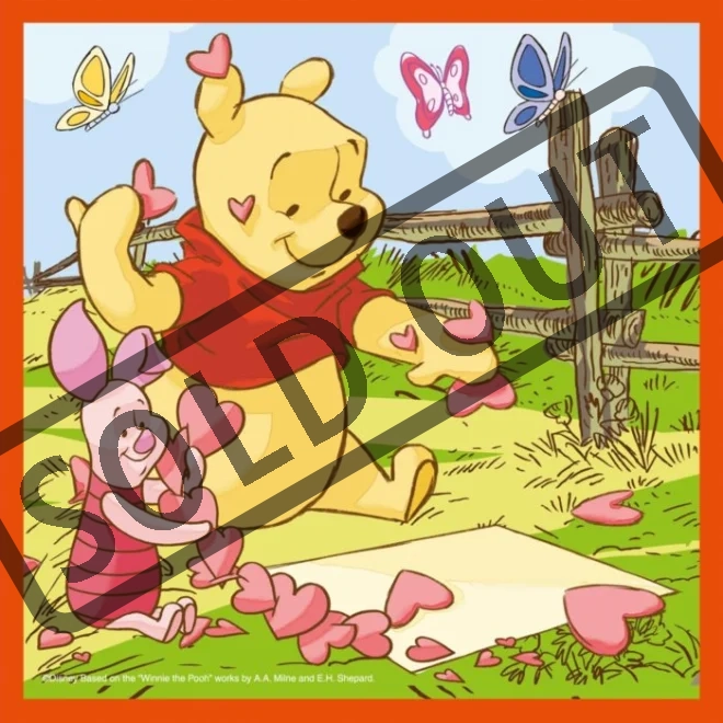 RAVENSBURGER Medvídek Pú v kufříku 4v1