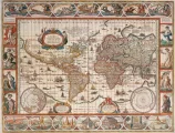 RAVENSBURGER Puzzle Mapa světa r. 1650, 2000 dílků