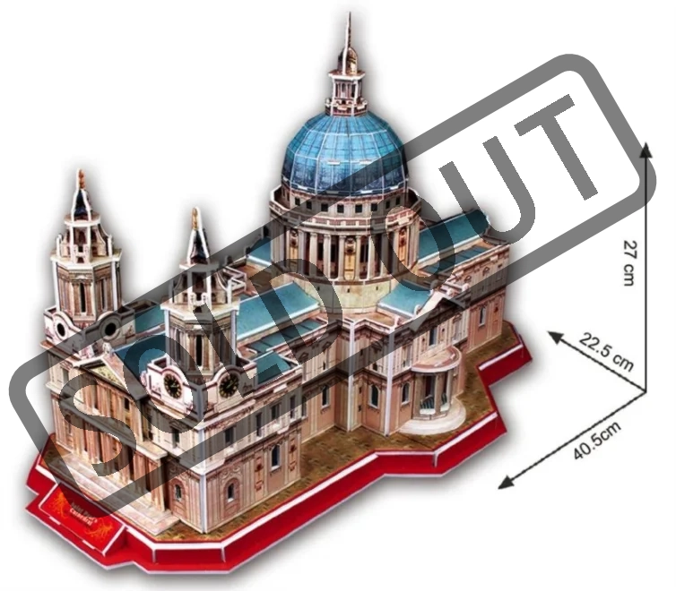 CUBICFUN 3D puzzle Katedrála svatého Pavla 107 dílků