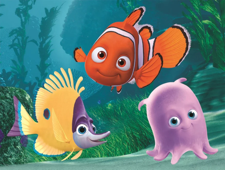 DINO Obrázkové kostky Hledá se Nemo, 12 kostek