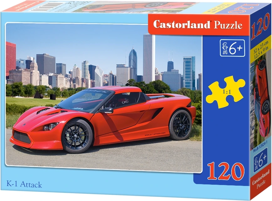CASTORLAND Puzzle K-1 Attack 120 dílků