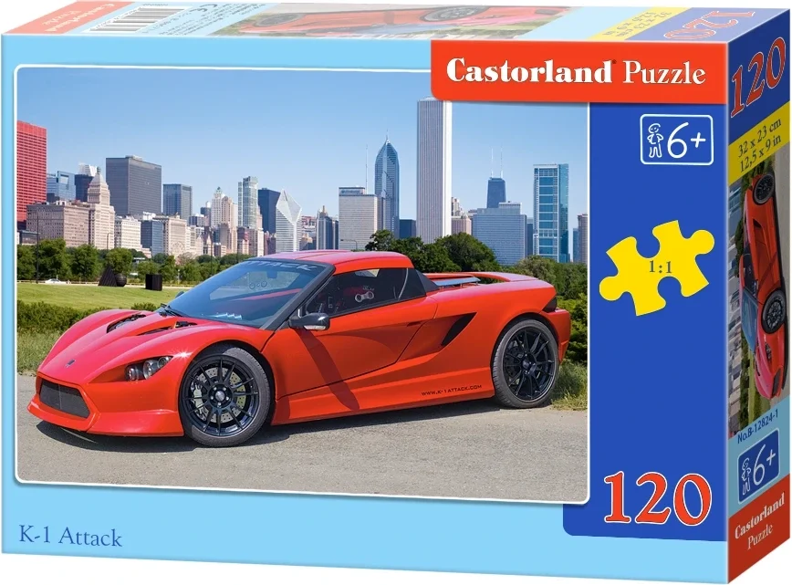 CASTORLAND Puzzle K-1 Attack 120 dílků