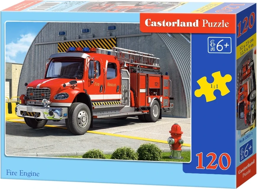 CASTORLAND Puzzle Hasiči 120 dílků