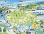 Deskové puzzle Larsen Česká republika a zajímavosti 78 dílků