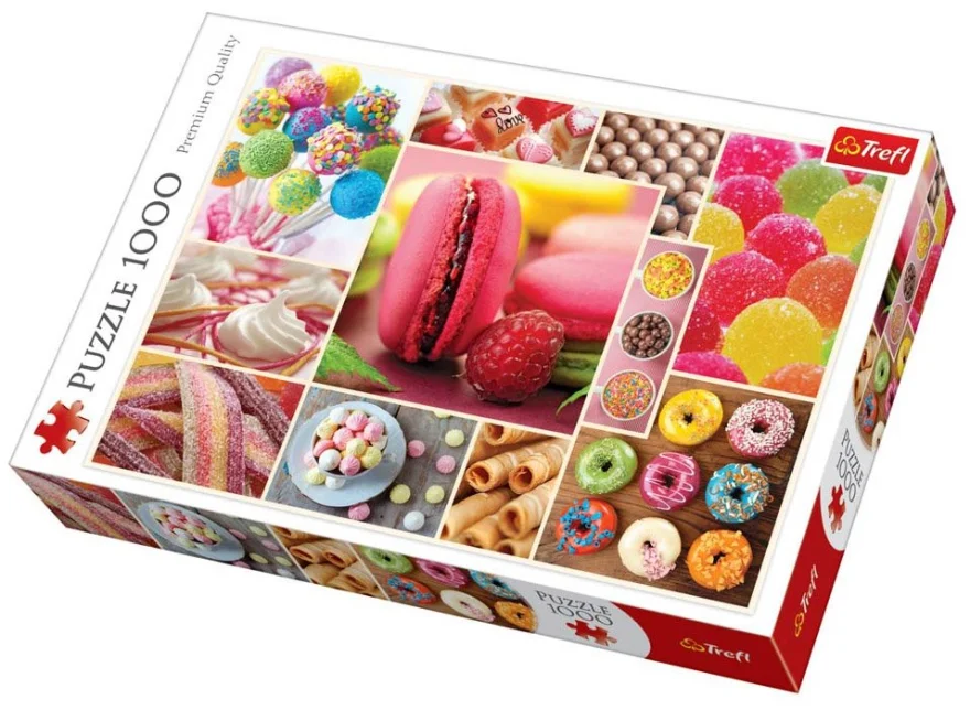 TREFL Puzzle Sladkosti 1000 dílků
