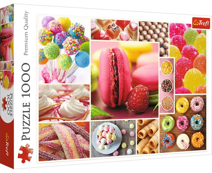 TREFL Puzzle Sladkosti 1000 dílků