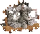 CLEMENTONI Puzzle Koťátka 500 dílků
