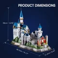 CubicFun Svítící 3D puzzle Zámek Neuschwanstein 128 dílků