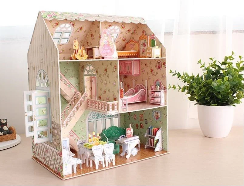 3D puzzle Cubicfun Vysněný domeček pro panenky 160 dílků