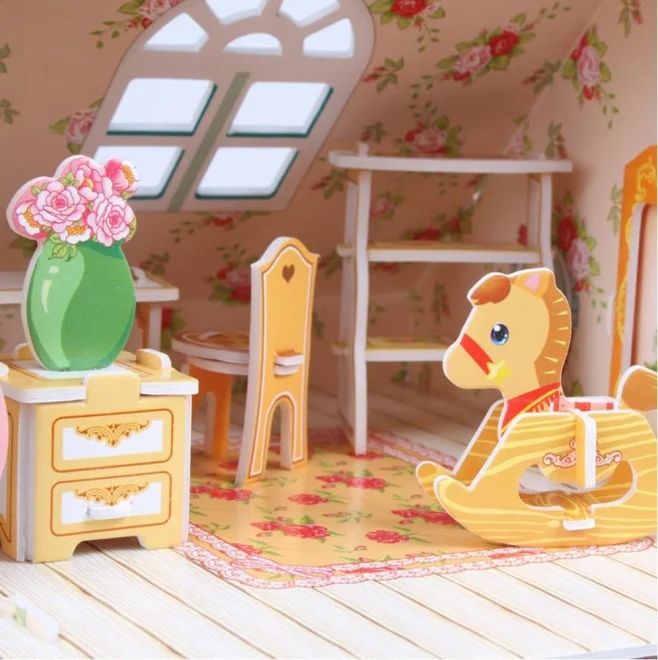3D puzzle Cubicfun Vysněný domeček pro panenky 160 dílků