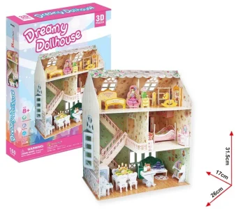 3D puzzle Domek snů pro panenky 160 dílků