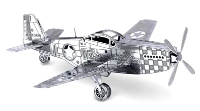 3D puzzle Letadlo Mustang P-51