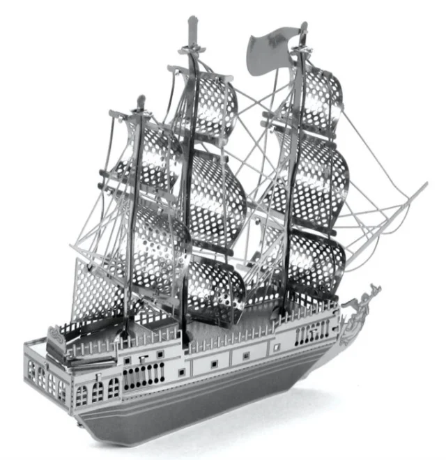 METAL EARTH 3D puzzle Black Pearl (Černá perla)