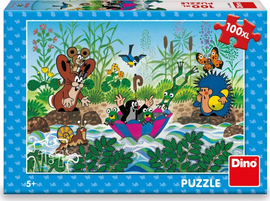 Dino Puzzle Krtkova plavba XL 100 dílků