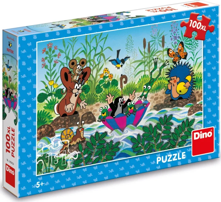 Dino Puzzle Krtkova plavba XL 100 dílků