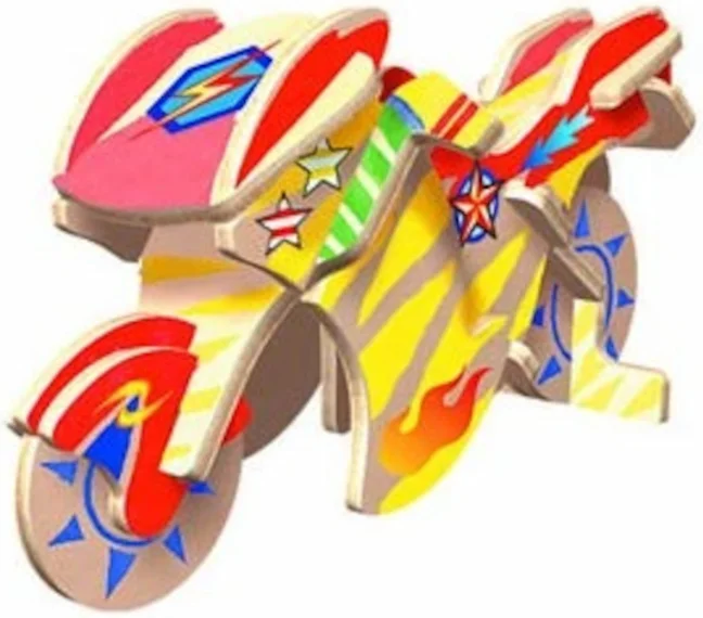 ARTLOVER 3D puzzle Motorka s barvičkami