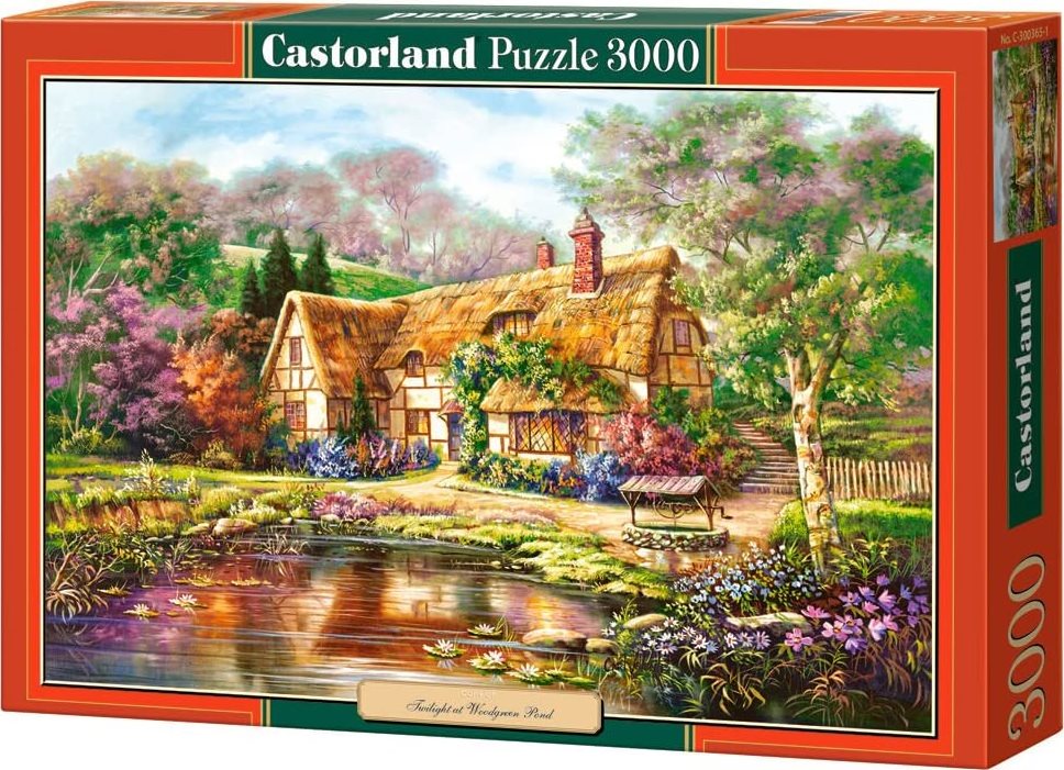 Castorland Soumrak u rybníka 3000 dílků