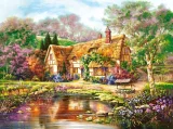 CASTORLAND Puzzle Soumrak u rybníka 3000 dílků