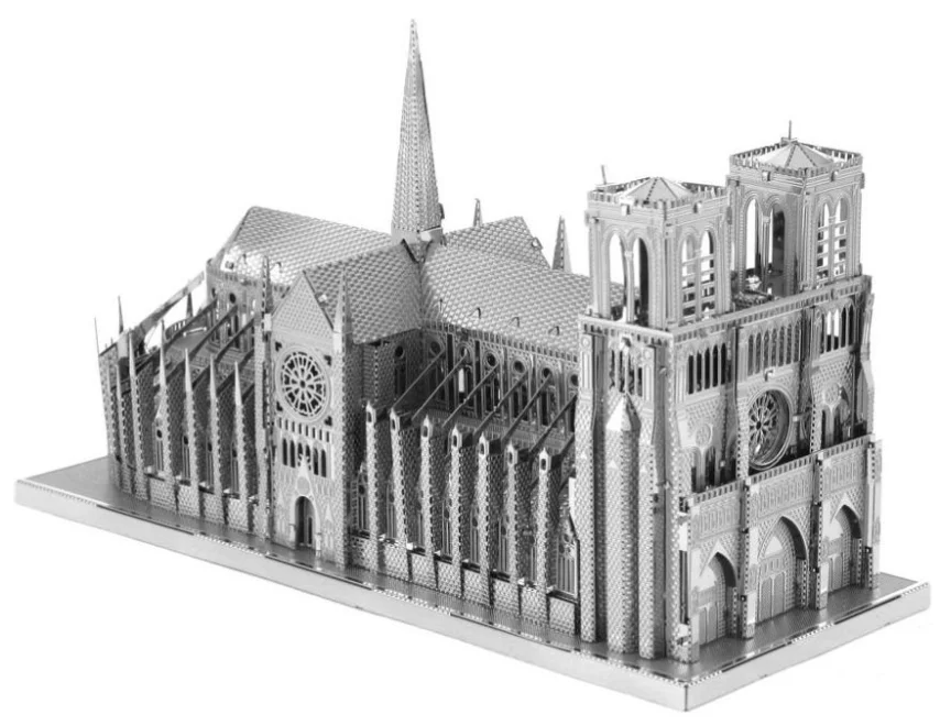 METAL EARTH 3D puzzle Katedrála Notre-Dame (ICONX)
