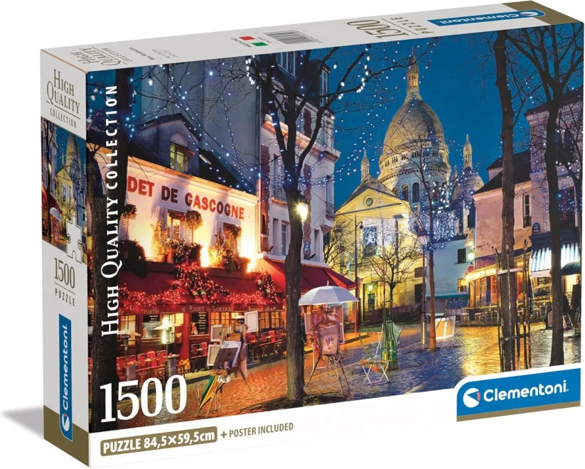 CLEMENTONI Puzzle Montmartre, Paříž 1500 dílků