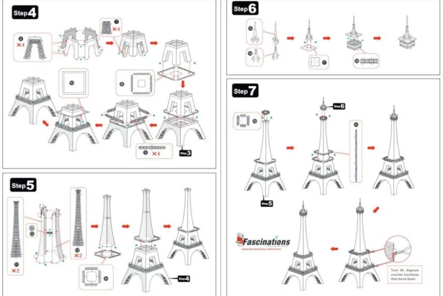 METAL EARTH 3D puzzle Eiffelova věž (ICONX)