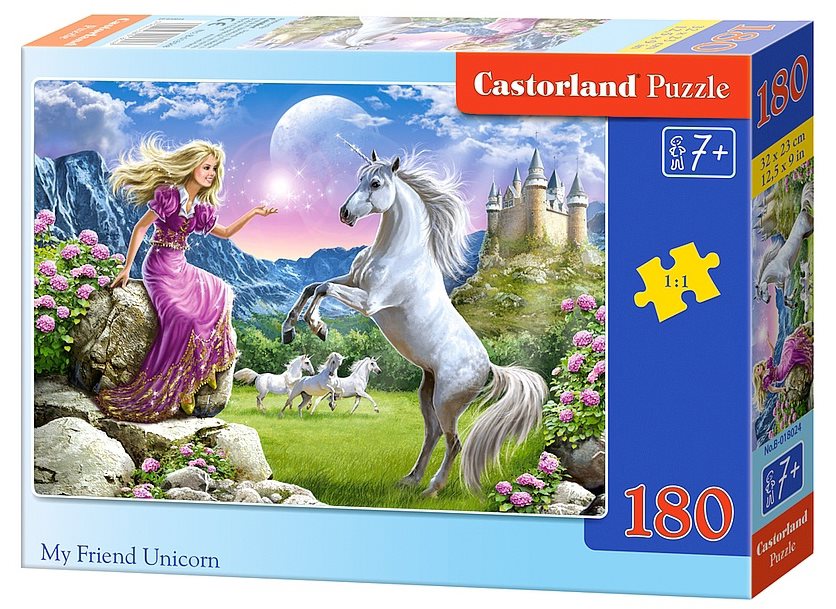 Castorland Můj přítel jednorožec 180 dílků