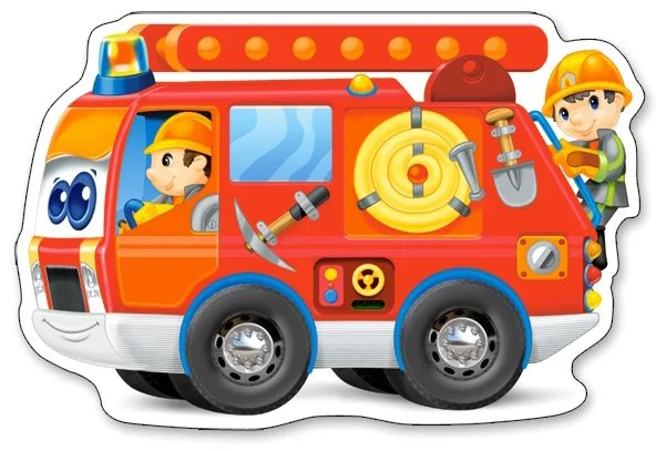 CASTORLAND Baby puzzle Záchranáři 4v1 (4,5,6,7 dílků)