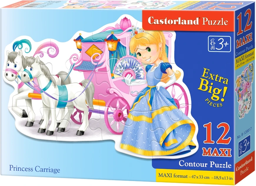 Puzzle MAXI - Princeznin kočár
